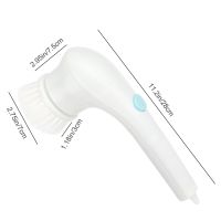 Електрична бездротова щітка Electric Cleaning Brush для миття та прибирання 5 в 1 багатофункціональна акумуляторна USB щітка з насадками для чищення