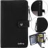 Women's purse Baellerry Miracle JC224 clutch Black with a compartment for a phone on a button, a women's purse with 17 compartments for bills and coins Black