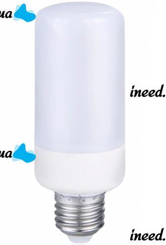 LED Decorative Bulb LED Flame Light E27 9W with RGB Corn-shaped Flame Effect in the Cartridge 2200K Color Lamp with Imitation Fire