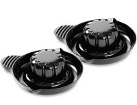 Набір форм для випічки запікання бекону 2шт Perfect Bacon Bowl їстівна тарілка, Форма для приготування їстівної тарілки з бекону Чорна