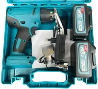 Акумуляторний будівельний фен Makita DHG180RT 48V 5Ah з 3 насадками, Промисловий тепловий пістолет 50-550°C Макіта з 2 акумуляторами в кейсі