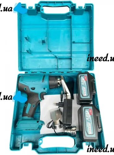 Акумуляторний будівельний фен Makita DHG180RT 48V 5Ah з 3 насадками, Промисловий тепловий пістолет 50-550°C Макіта з 2 акумуляторами в кейсі