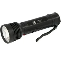 Ручний акумуляторний ліхтарик X-Balog BL YW-037 3W з гнучкою LED лампою і сонячною панеллю Туристичний ліхтар Power Bank Yawang для кемпінгу Чорний