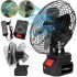 Настільний акумуляторний вентилятор Electric Fan VAP-8-1 48V 8″ бездротовий підлоговий охолоджувач повітря з автоповоротом і 2 швидкостями AND 0515