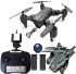 Квадрокоптер складаний професійний D5HW DRONE s9 Phantom Pro з WIFI камерою, Дрон з підсвічуванням на акумуляторі Коптер на радіокеруванні 4 DRC V4