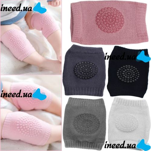 Антискользящие детские наколенники для ползанья Children Thicken Knee Protector защитные наколенники с силиконом от синяков и ушибов из хлопка