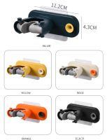 Wall-mounted Non-slip Organizer Holder for Mops and Brushes Qstexpress Mopholder, Adjustable Self-adhesive Mop Holder mop holder