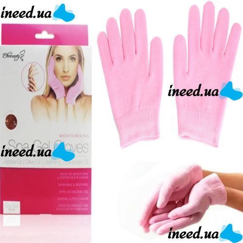 Moisturizing Gel Gloves Spa Gel Gloves PRO for SPA Treatments, Reusable Cosmetic Silicone Gloves to soften and moisturize the skin of the hands