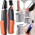 Wireless Micro Touch Switch Blade Trimmer for Beard and Mustache, Universal Electric Shaver for Beard and Nose Care on Batteries with Nozzles