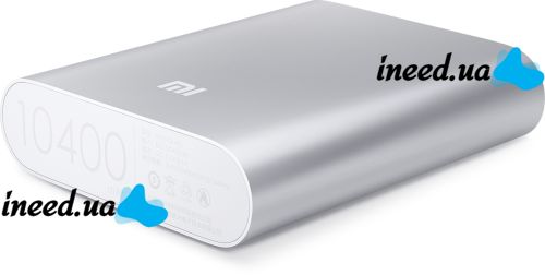 Портативное зарядное устройство Xiaomi MI Power Bank 10400 mAh внешний аккумулятор для телефона IOS Android, универсальный повербанк 2.1А USB