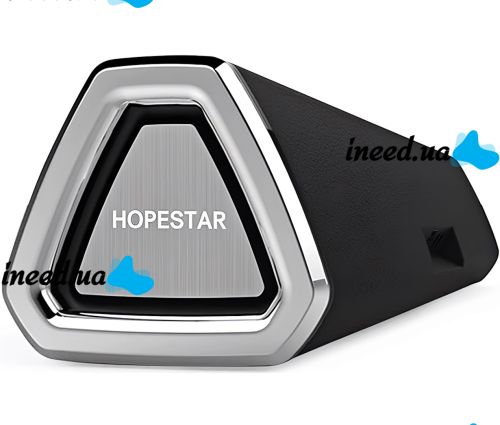 Portable Bluetooth Speaker Hopestar A3 Wireless Rechargeable Bluetooth Speaker with Touch Control and Backlight NFC MP3 AUX USB Black