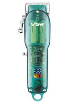Аккумуляторная машинка для стрижки волос VGR V-660 с насадками 5W беспроводной триммер для усов и бороды с USB и светодиодным LED дисплеем V660