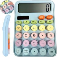 Electronic Desktop Calculator Karuida KK 2280 Anti-slip Calculator for Office with Fractions on Batteries and Solar Panel KK-2280