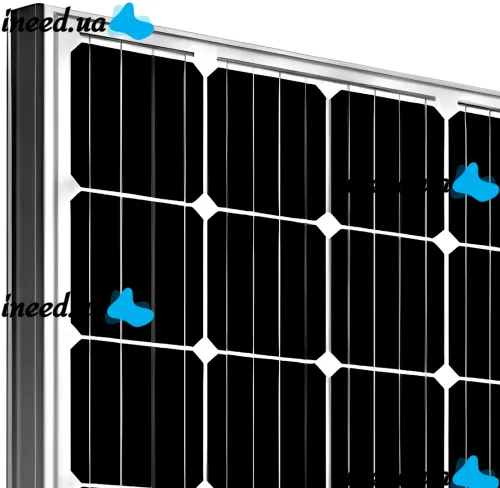 Універсальна полікристалічна сонячна панель Solar Board 200W 18V 133х99.2х4 см, сонячна батарея 1330х992х40 мм для зарядки від сонця