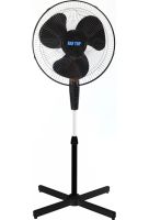 Floor fan RAF FS40 120W 3 blades 40 cm, RAF 16" inch fan on telescopic leg 106-136 cm with mains swivel Black