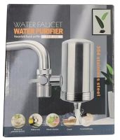 Проточний фільтр насадка на кран з нержавіючої сталі Water Purifier ZSF-080 для очищення води, водяний фільтр для води під кран 687-1 Сріблястий