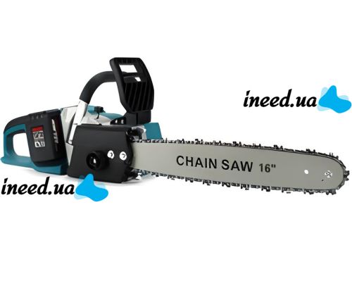 Акумуляторна ланцюгова пила Makita DUC355Z 36V 5Ah 18" дюймів Шина 46 см, Бездротова пила Макіта з 2 акумуляторами для обрізки гілок дерев