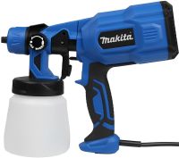 Electric spray gun Makita AH550L 650W hand sprayer spray gun with a paint container of 800 ml 3 degrees of spraying from the network of Makita