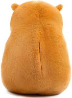 Интерактивная дышащая Капибара Snuggle Pulse CapyBuddy 30 см мягкая плюшевая игрушка, музыкальный ночник на батарейках для сна новорожденных детей
