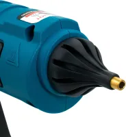 Акумуляторний клейовий пістолет PROFI-TEC PGG1120V 20V бездротовий термопістолет для гарячого силіконового клею 11 мм на 2 акумулятори Синій
