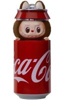 Children's plush toy The Monsters Labubu Coca Cola 15cm, Soft collectible Labubu surprise figurine in a Coca Cola can for kids