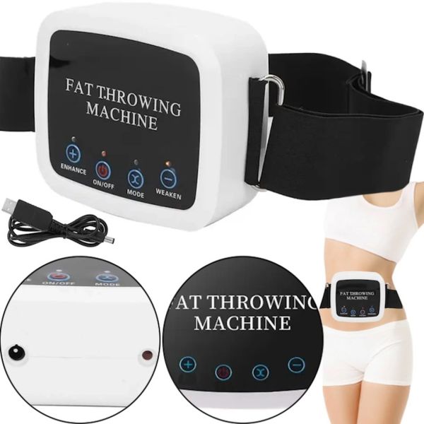 Anti-cellulite Muscle Stimulator Slimming Simulator Fat Throwing Machine CS-777, Abdominal and Abdominal Massage Massager with Adjustable Cuff with USB