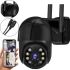 Уличная поворотная IP камера видеонаблюдения CAMERA CAM 6 N3 WIFI 360/90 2.0mp наружного наблюдения с удаленным доступом Y08 Черная