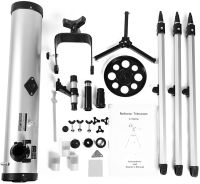 Astronomical Telescope Telescope F70076 7924 5x24 76mm monocular on tripod with two eyepieces, telescope-monocular with tripod for observations