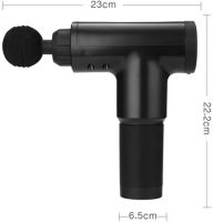 Muscle Massager Pistol Fascial Gun FH-320 Black for Body, Portable Handheld Impact Massager Pistol KH-320 YX-908 Black 