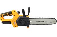 Акумуляторна ланцюгова пила DeWalt DCM565N 36V 5Ah 12" дюймів для обрізання гілок дерев 2 акумулятора, Бездротова електропила Деволт в кейсі