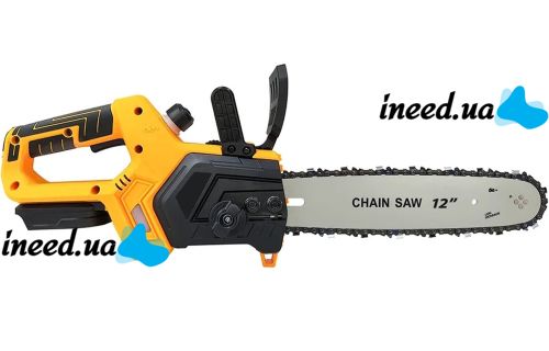 Акумуляторна ланцюгова пила DeWalt DCM565N 36V 5Ah 12" дюймів для обрізання гілок дерев 2 акумулятора, Бездротова електропила Деволт в кейсі