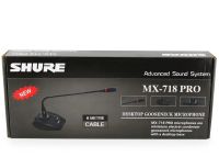 Бездротовий настільний мікрофон для конференцій Shure MX-718 PRO, радіомікрофон Шур МХ - 718 Pro на батарейках 