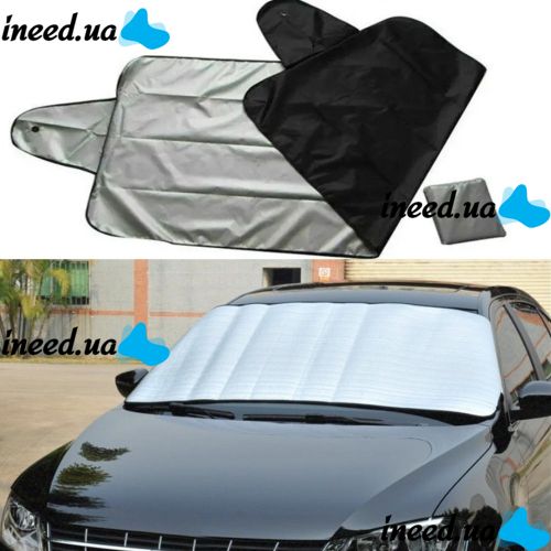 Двостороння накидка чохол на лобове скло автомобіля Winter Windshield Cover 150х70 см від снігу, сонця і льоду, автомобільний чохол від замерзання
