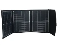 Складна портативна сонячна панель GD-ZD1845 45W 17.8 V на 3 секції з USB для зарядки телефону, Водонепроникна гнучка батарея 45Вт для кемпінгу