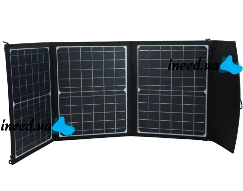 Складна портативна сонячна панель GD-ZD1845 45W 17.8 V на 3 секції з USB для зарядки телефону, Водонепроникна гнучка батарея 45Вт для кемпінгу