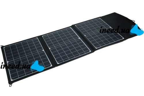 Складна портативна сонячна панель GD-ZD1845 45W 17.8 V на 3 секції з USB для зарядки телефону, Водонепроникна гнучка батарея 45Вт для кемпінгу