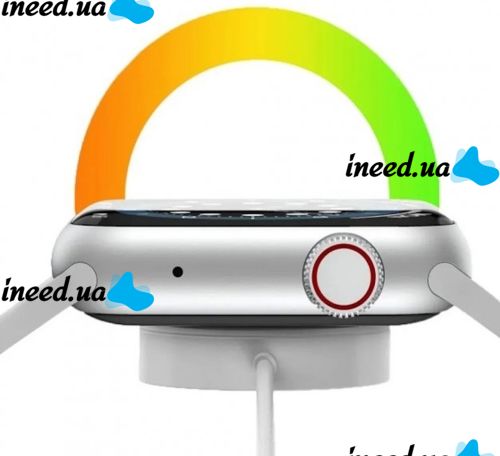 Smart Wrist Smart Watch F21 White Voice Call, Bluetooth Fitness and Health Functions with Wireless Charging IOS Android White