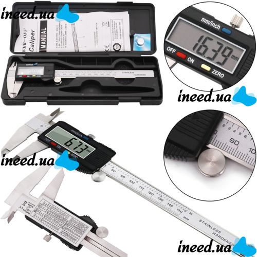 Электронный штангенциркуль Digital Caliper с LCD микрометром в кейсе цифровой штанген циркуль