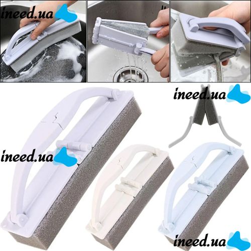 Folding Cleaning Sponge with Handle Washer AND534 Universal folding brush for washing windows and glasses, cleaning and cleaning the house with water extraction