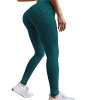 Women's Sports Leggings Staples Scrunch Bum Green with High Waist and Push-up Effect Slimming Seamless Leggings for Fitness push up