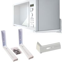 Wall mount for microwave oven ST-V600 PRC on the wall, universal holder for a microwave oven, shelf mount for a microwave oven