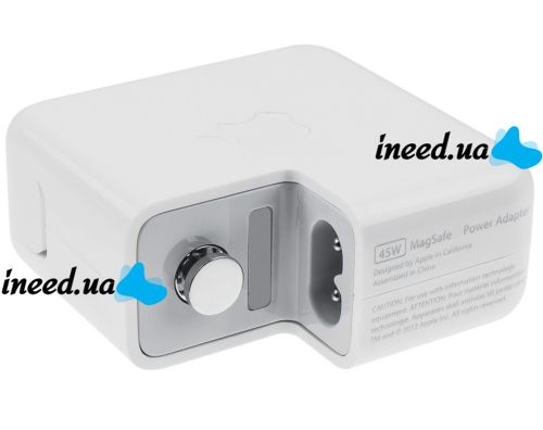 Блок живлення для ноутбука Macbook Air MagSafe 45W L-style, Зарядний пристрій для ноутбуків Apple Макбук 45Вт зарядка USB-C з л-подібним роз'ємом