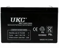 Sealed battery BATTERY UKC 6V 12A lead-acid rechargeable battery