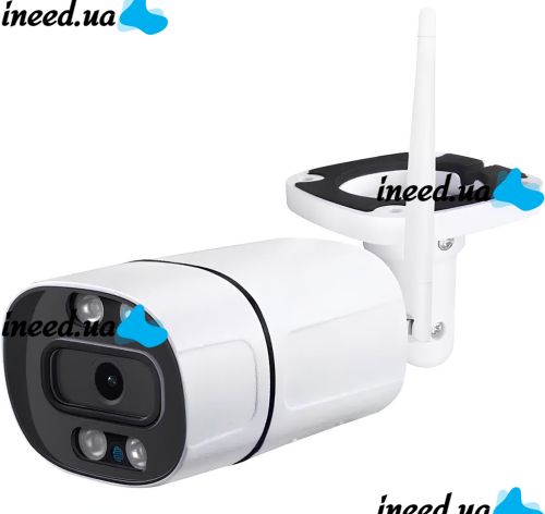 Вулична поворотна IP камера відеоспостереження C16 TUYA 3.0 mp з віддаленим доступом і датчиком руху Камера з бездротовим Wi-Fi і LAN підключенням