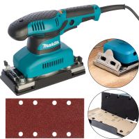 Вібраційна плоска шліфувальна машина Makita BO3710 300W 12000 об/хв для дерева шпаклівки вдома, мережева віброшліфувальна машина X-513 від мережі 220V