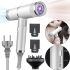 Professional ionic hair dryer Sakura SA-4051W with 3 attachments for drying and styling hair, Hair dryer XL1248 with cold air function and ionization from the network
