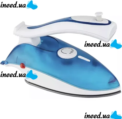 RAF R.1259B 800W folding hand iron with temperature regulator and water tank, RAF R.1259B 800W folding hand iron with ceramic soleplate steamer, RAF ceramic soleplate steam iron