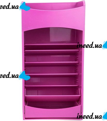 Настільний органайзер Cosmake MAG-891 для зберігання косметики і лаку Lipstick And Nail Polish на 8 полиць, косметична поличка з висувним ящиком