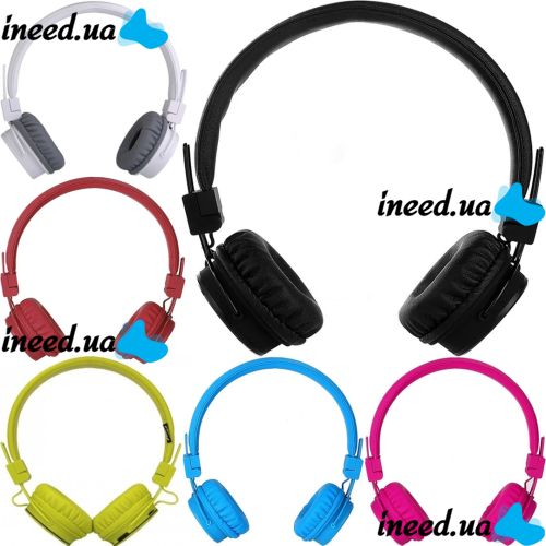 Wireless Bluetooth Stereo Headphones Nia X5SP Foldable Stereo Headphones 5 in 1 with Microphone, MP3 Player, Bluetooth FM Radio, Speaker for Phone
