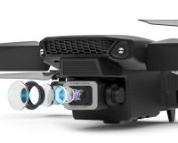 Складной радиоуправляемый квадрокоптер Foldable S-89 Pro Black FPV с 4K HD камерой, Черный летающий коптер на пульте управления s89